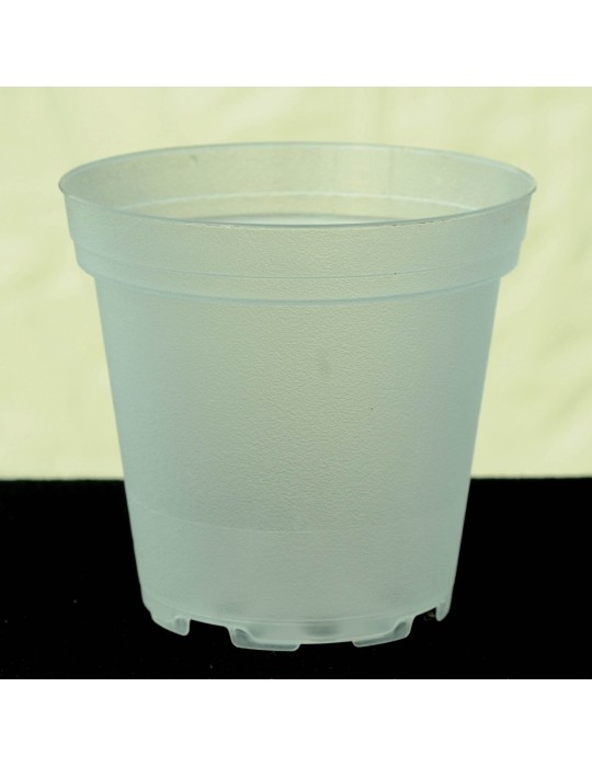 Pot transparent, diamètre 9